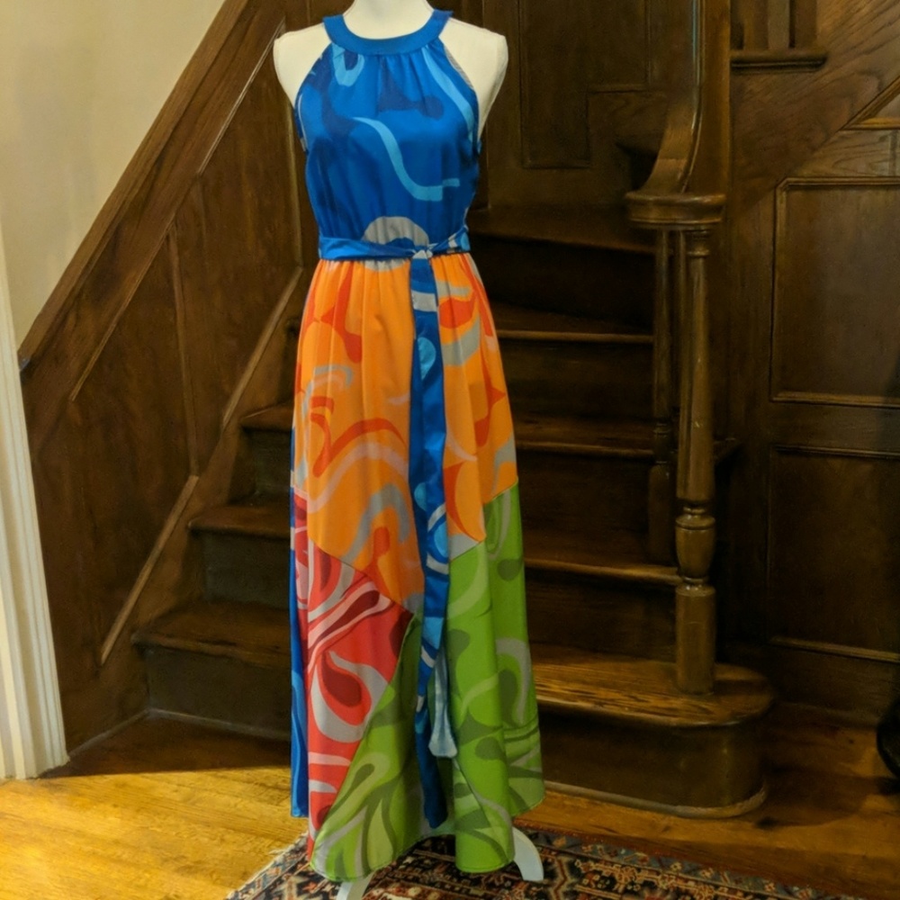 Multicolored Maxi Dress